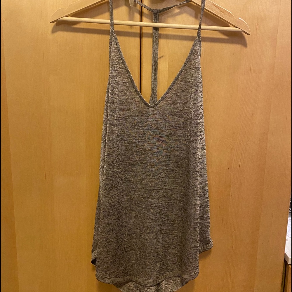 UO/silence + noise silver sparkly tank